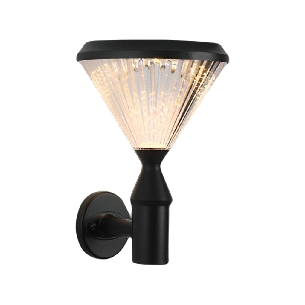 Odette Round Solar LED Lampshade Outdoor Lights
