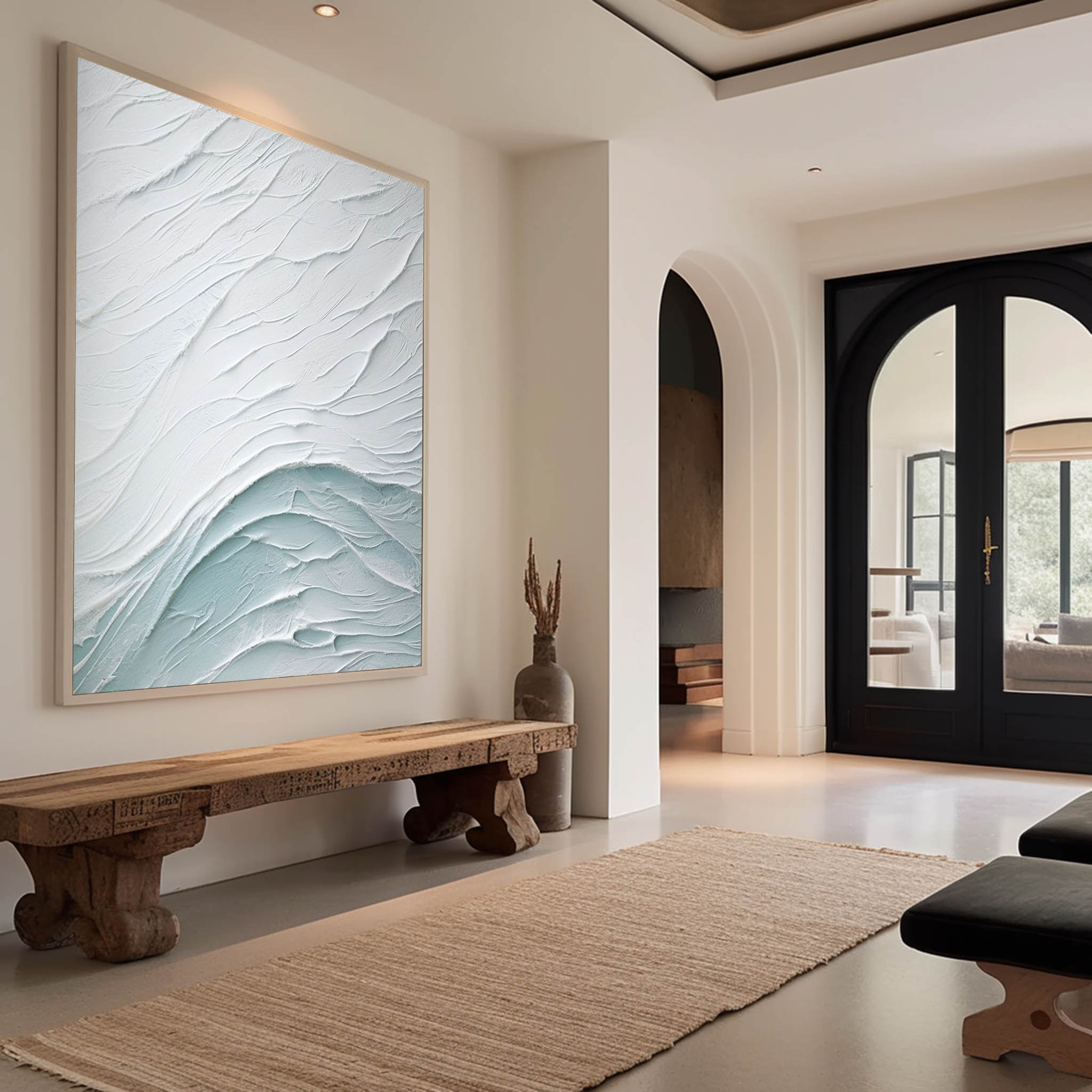 Plaster Art Texture Painting SG231 - Neutralighting
