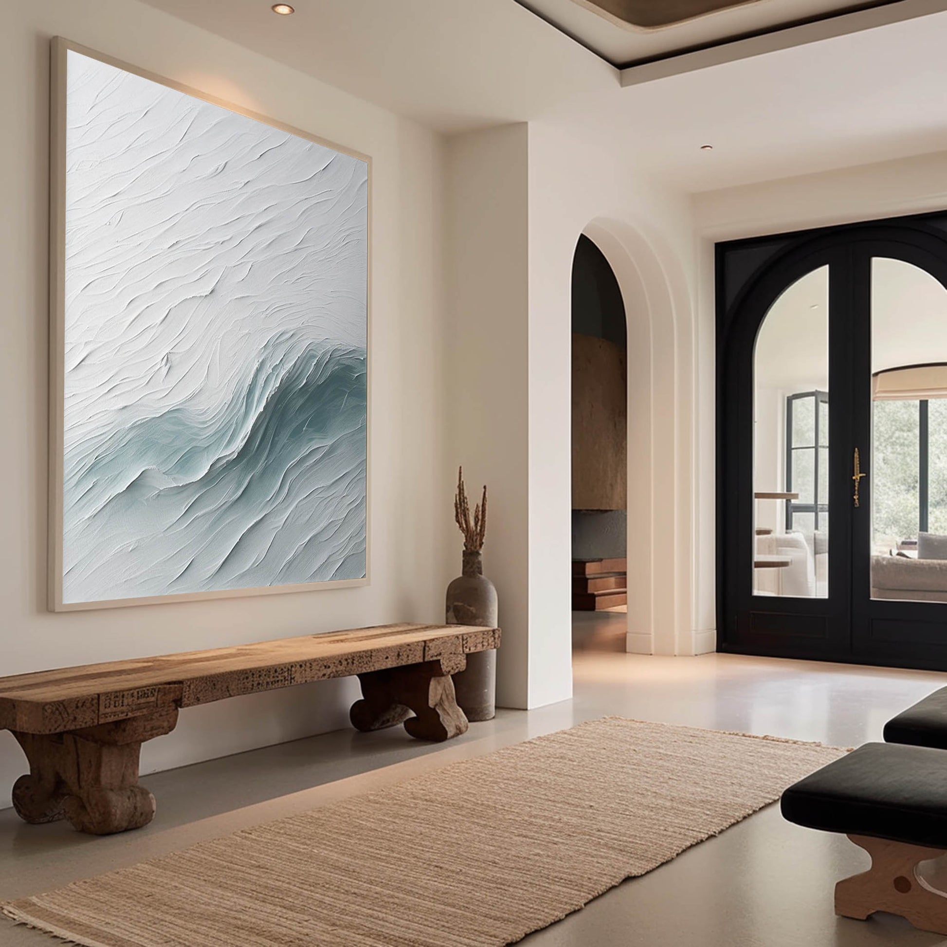 Plaster Art Texture Painting SG232 - Neutralighting