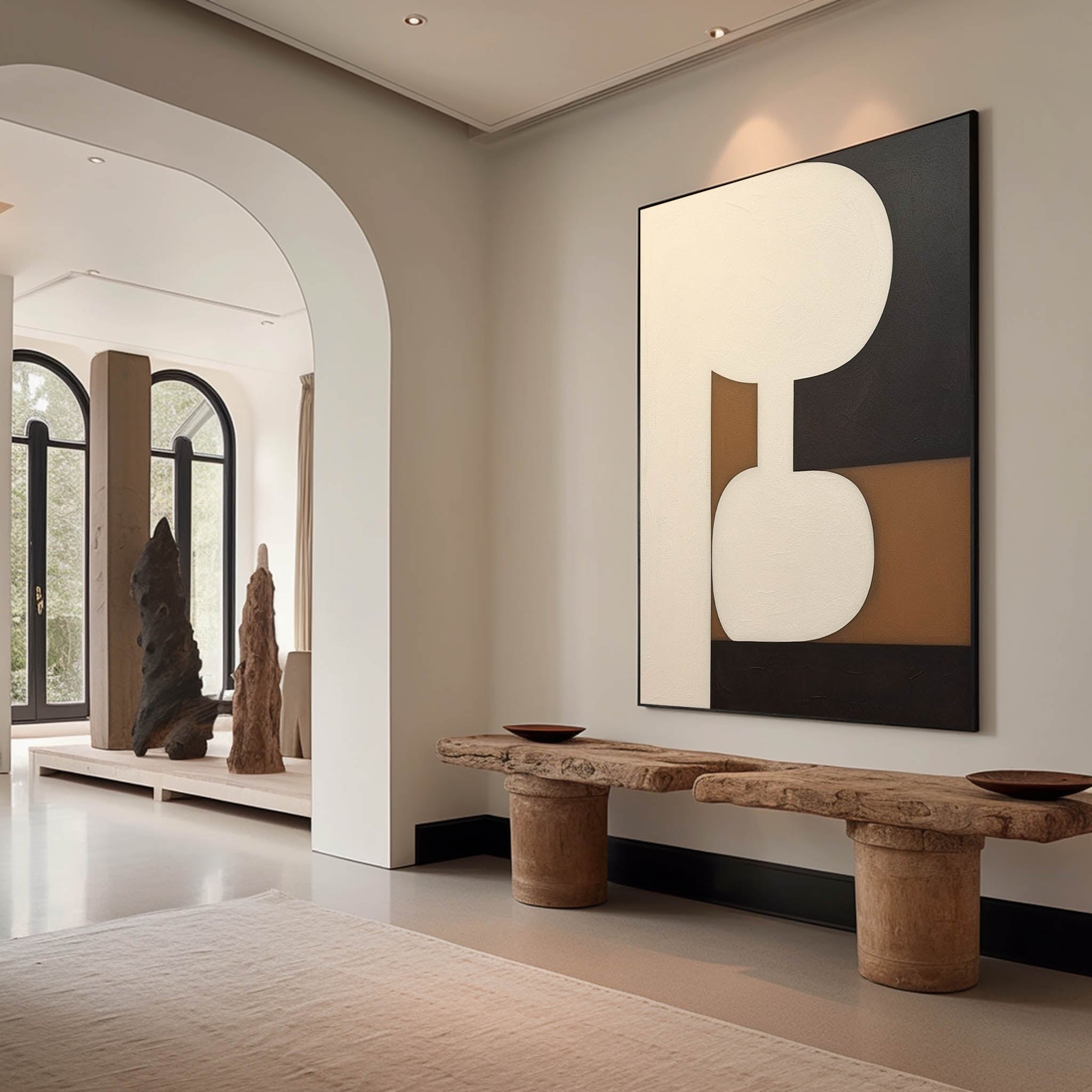 Contemporary Minimalist Art MA058 - Neutralighting