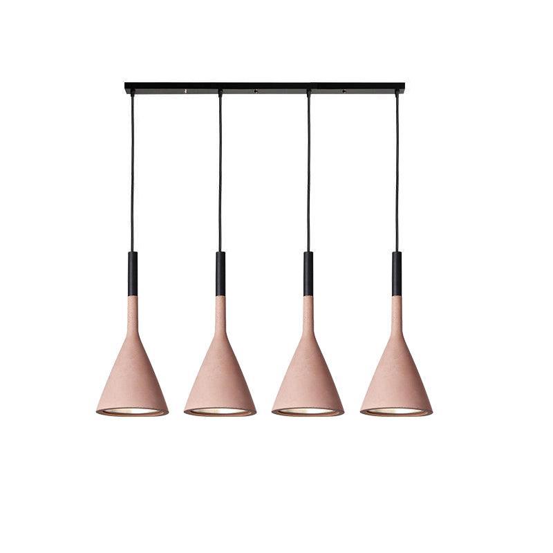 Nixor Pendant Lamp Concrete Conical Industrial-Neutral Decor
