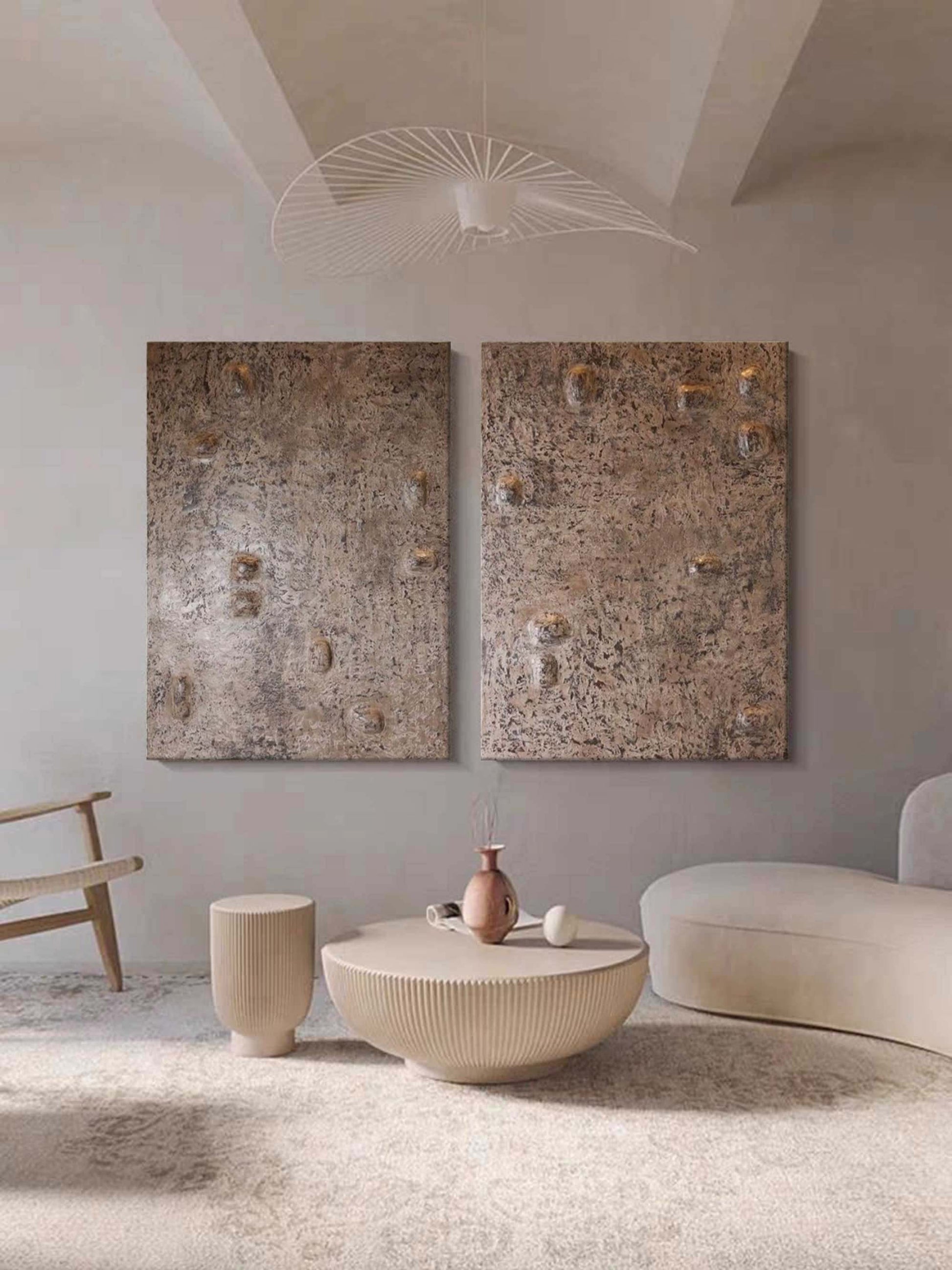 Abstract Painting Set Of 2 SP136 - Neutralighting
