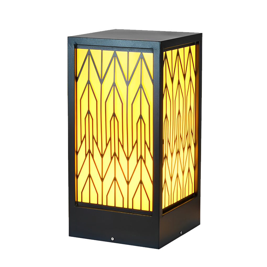 Beky Vintage LED Landscape Marble Outdoor Bollard Lights