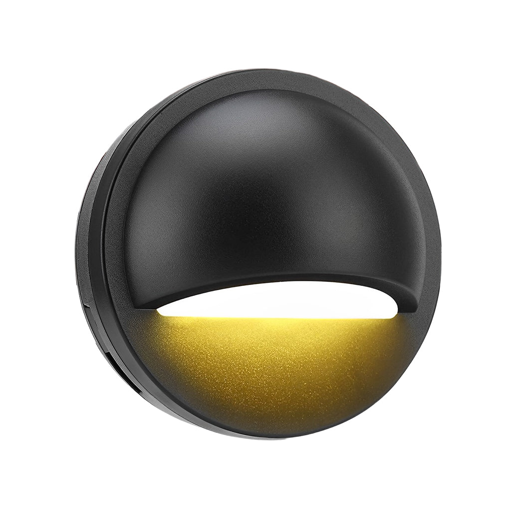 Yonda Hallf Moon LED Deck Outdoor Wall Mounted Step Lights