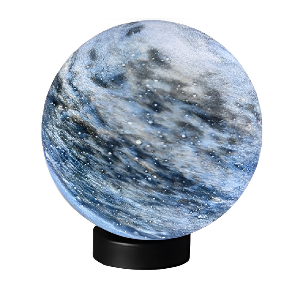 Martina Round Planets Design Glass Outdoor Fence Post Lights