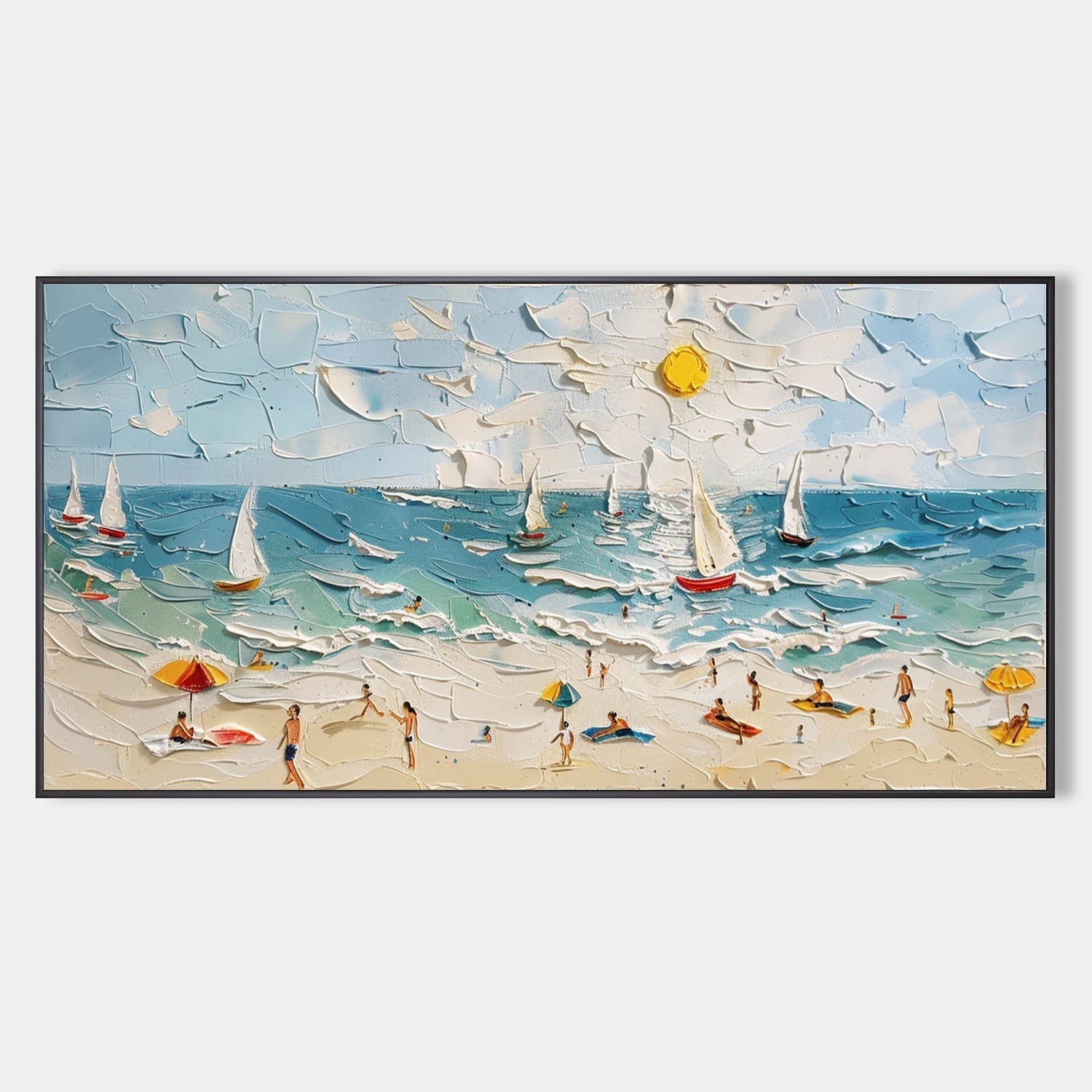 Plaster Art Texture Painting SG301 - Neutralighting