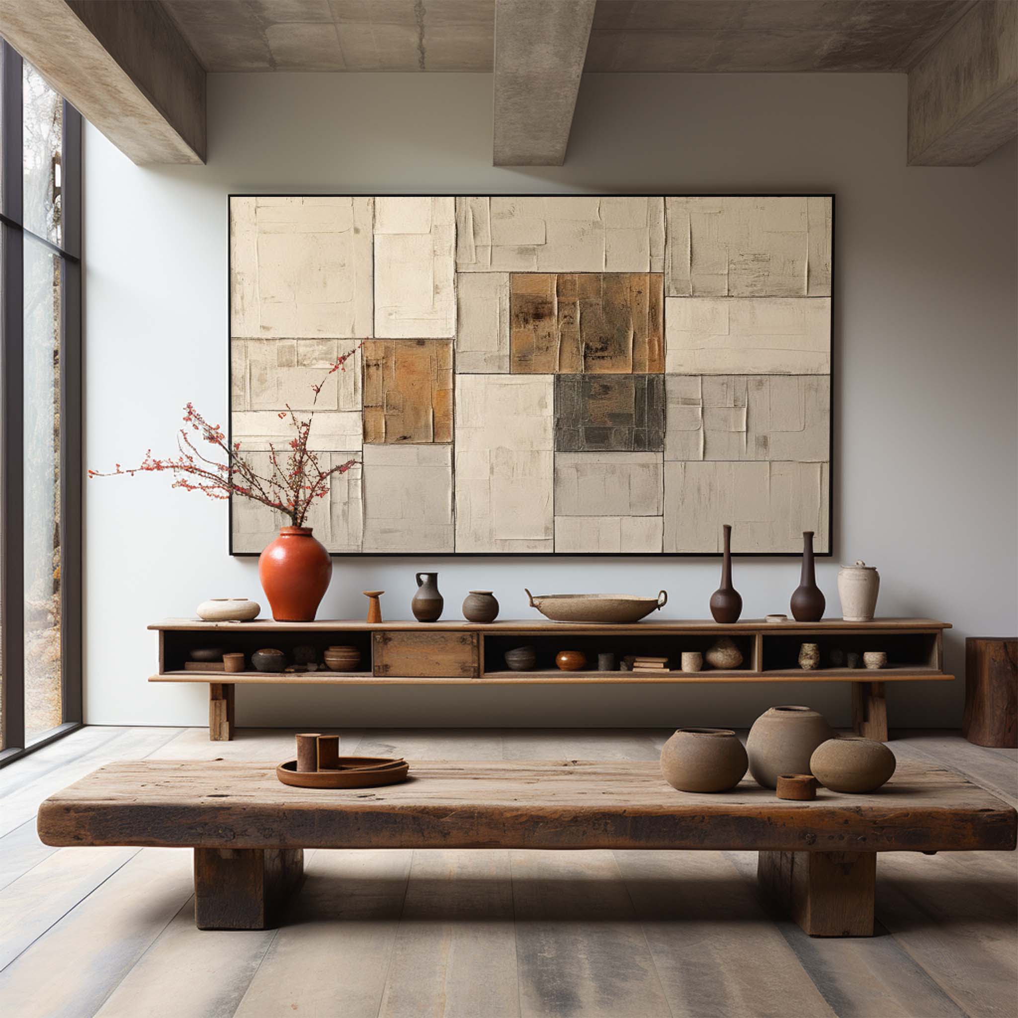 Wabi-Sabi Wall Art TX253 - Neutralighting