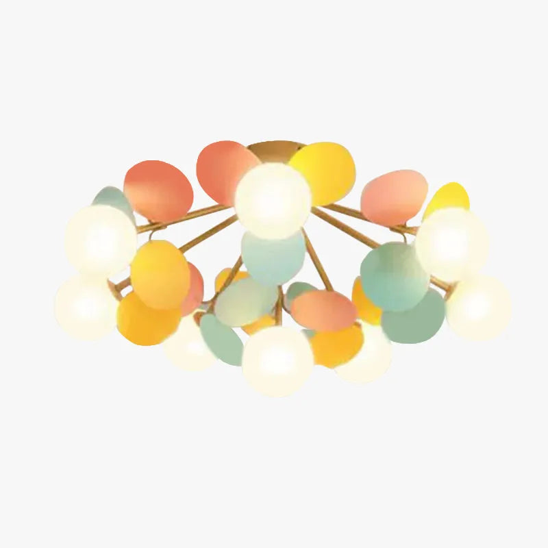 Aria Modern Bubble Cluster Ceiling Light, Colorful - Neutral Decor