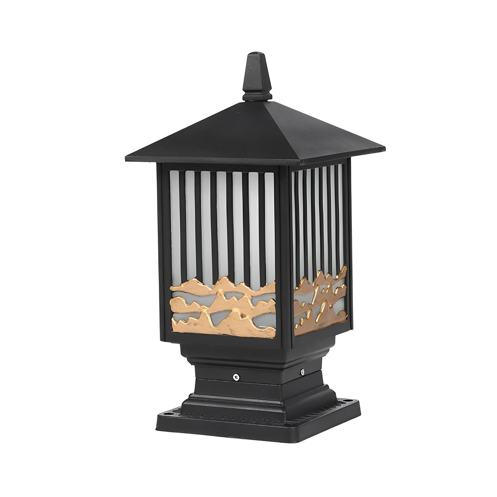 Hly Retro Scenery Vintage Outdoor Fence Post Lights