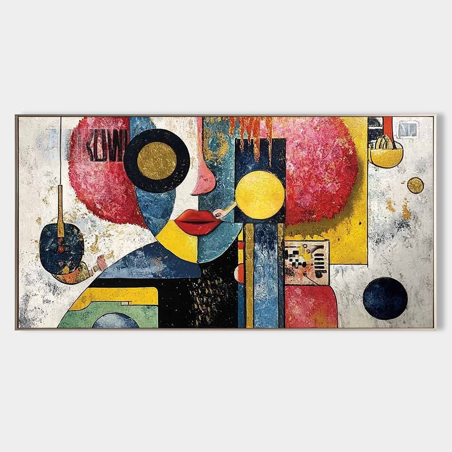 Kandinsky Style Abstract Face Painting - Neutralighting