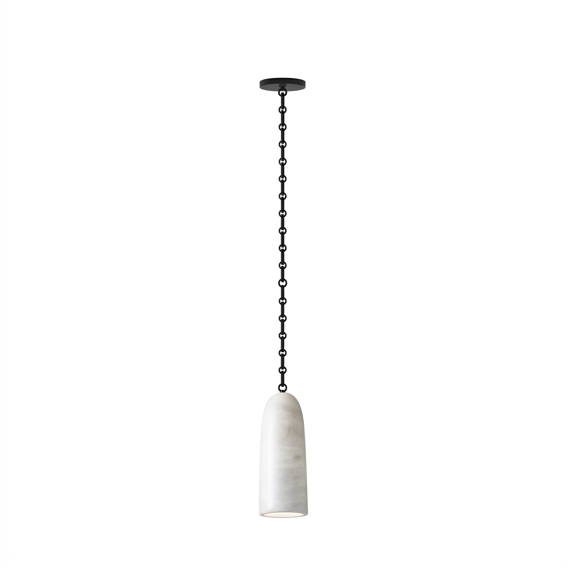 The chandelier casting a warm glow in a dimly lit room.