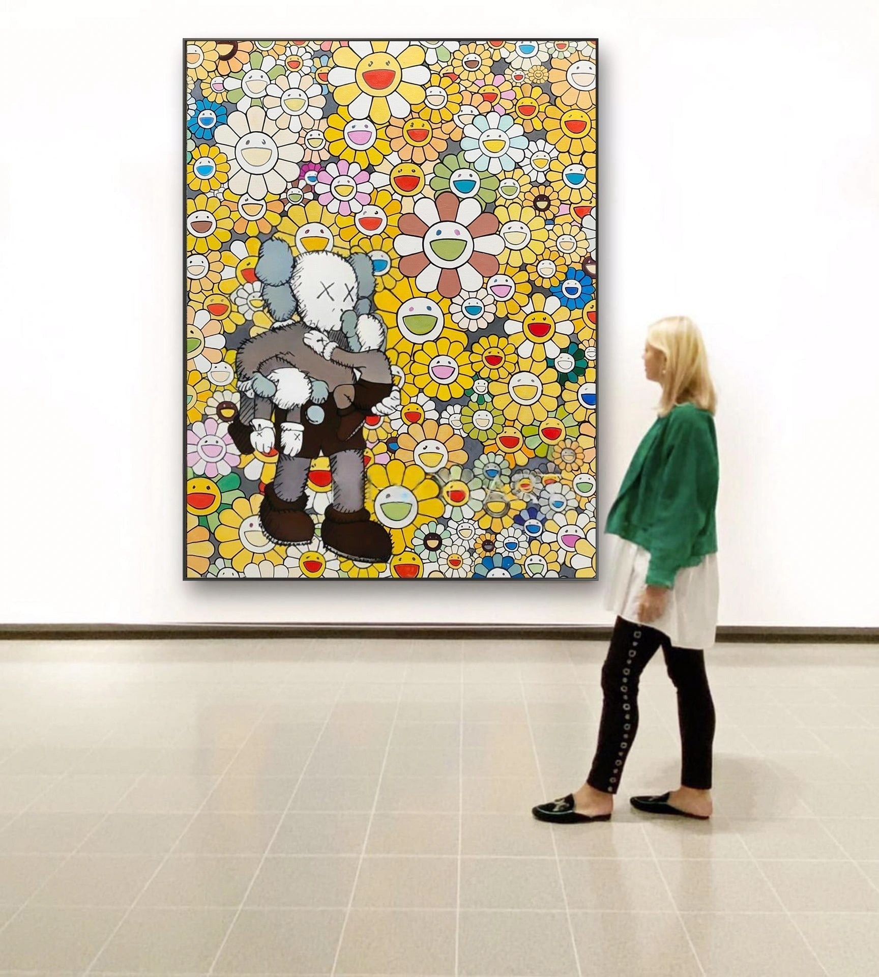 Wall Art Vertical Pop Art Cartoon Character Scene Vibrant - Neutralighting