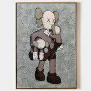 Wall Art Vertical Textured Cartoon Character Scene - Neutralighting