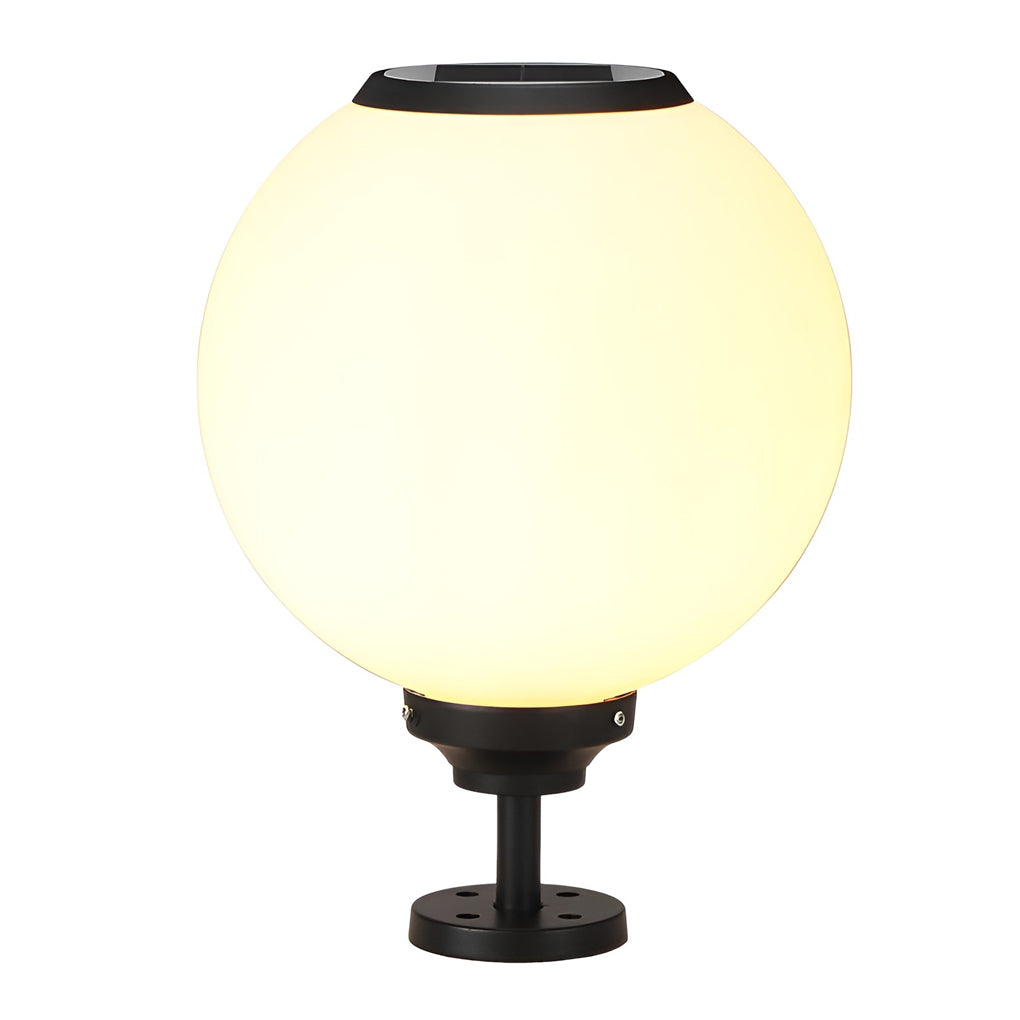 Hael Ball Three Step LED Outdoor Post Caps Pillar Light