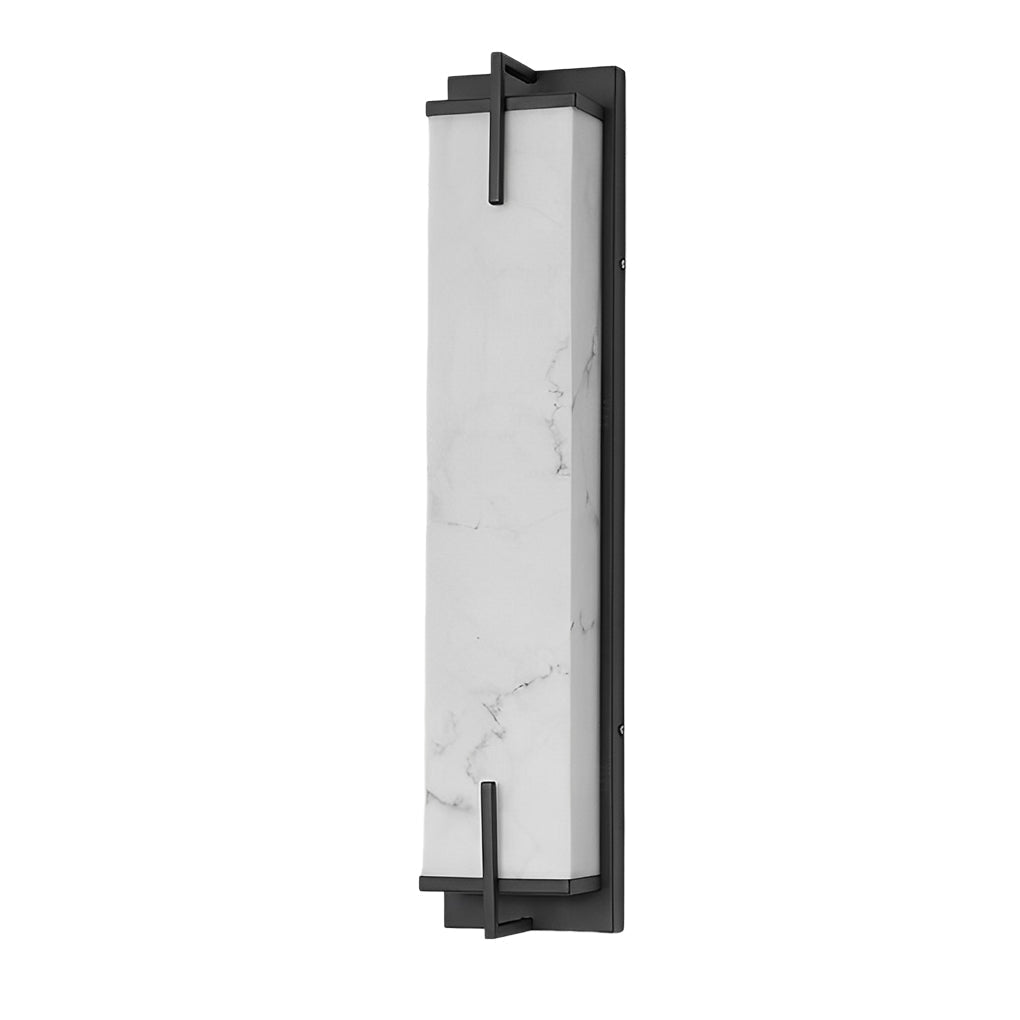 Pleasure Rectangular LED Modern Resin Outdoor Sconce Light