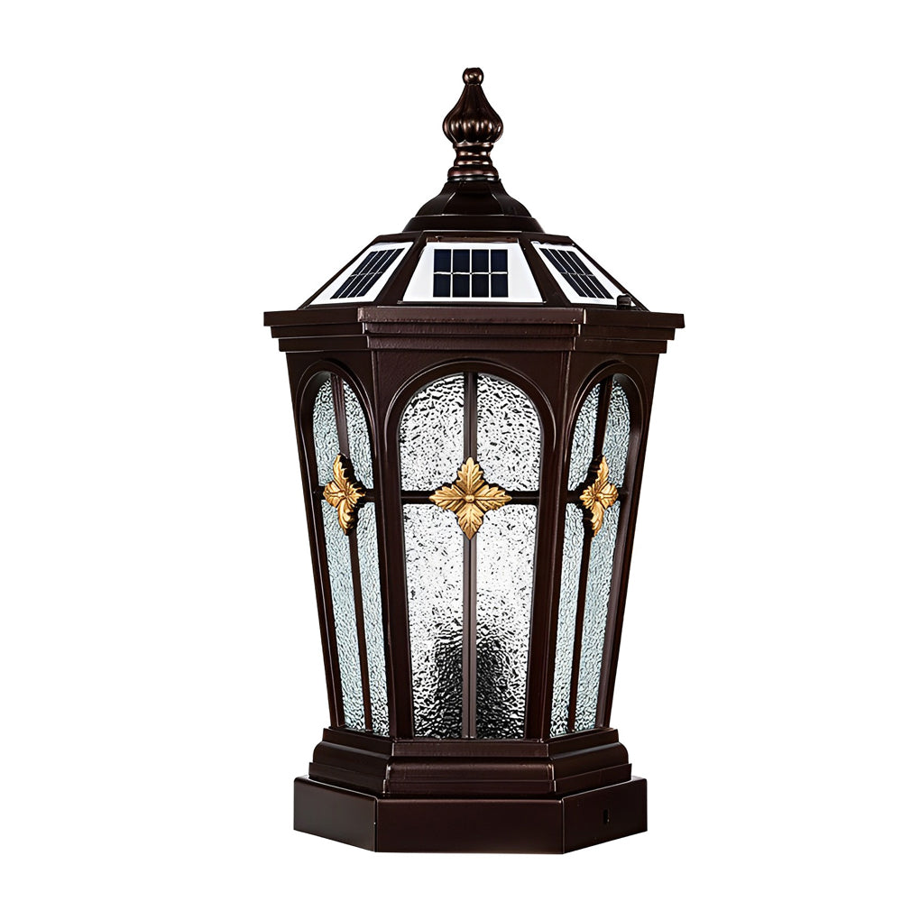 Leen LED Three Step European Outdoor Fence Post Lights
