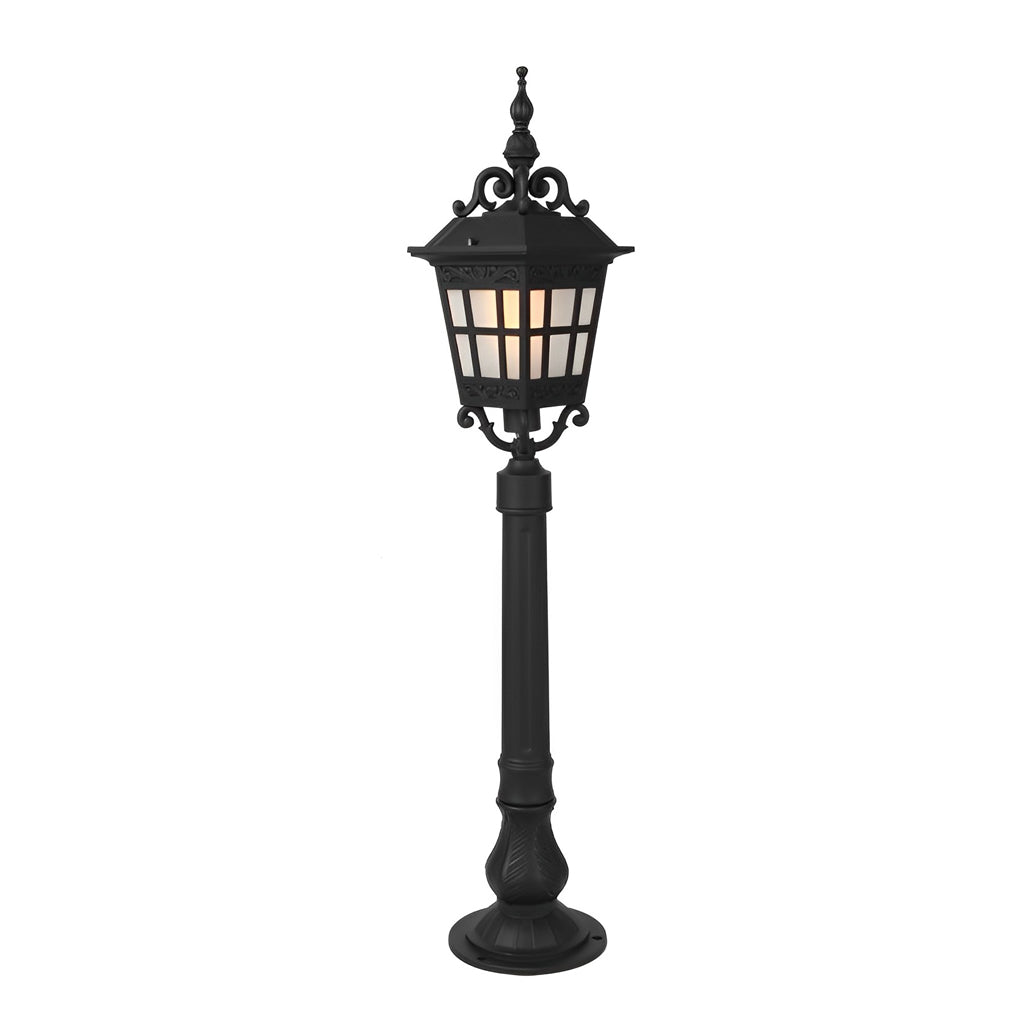 Articula European Style Glass Outdoor Post Lamp