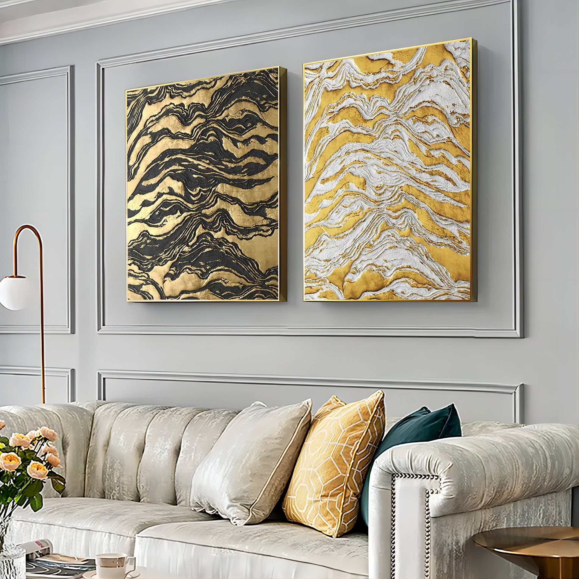 Abstract Painting Set Of 2 SP008 - Neutralighting