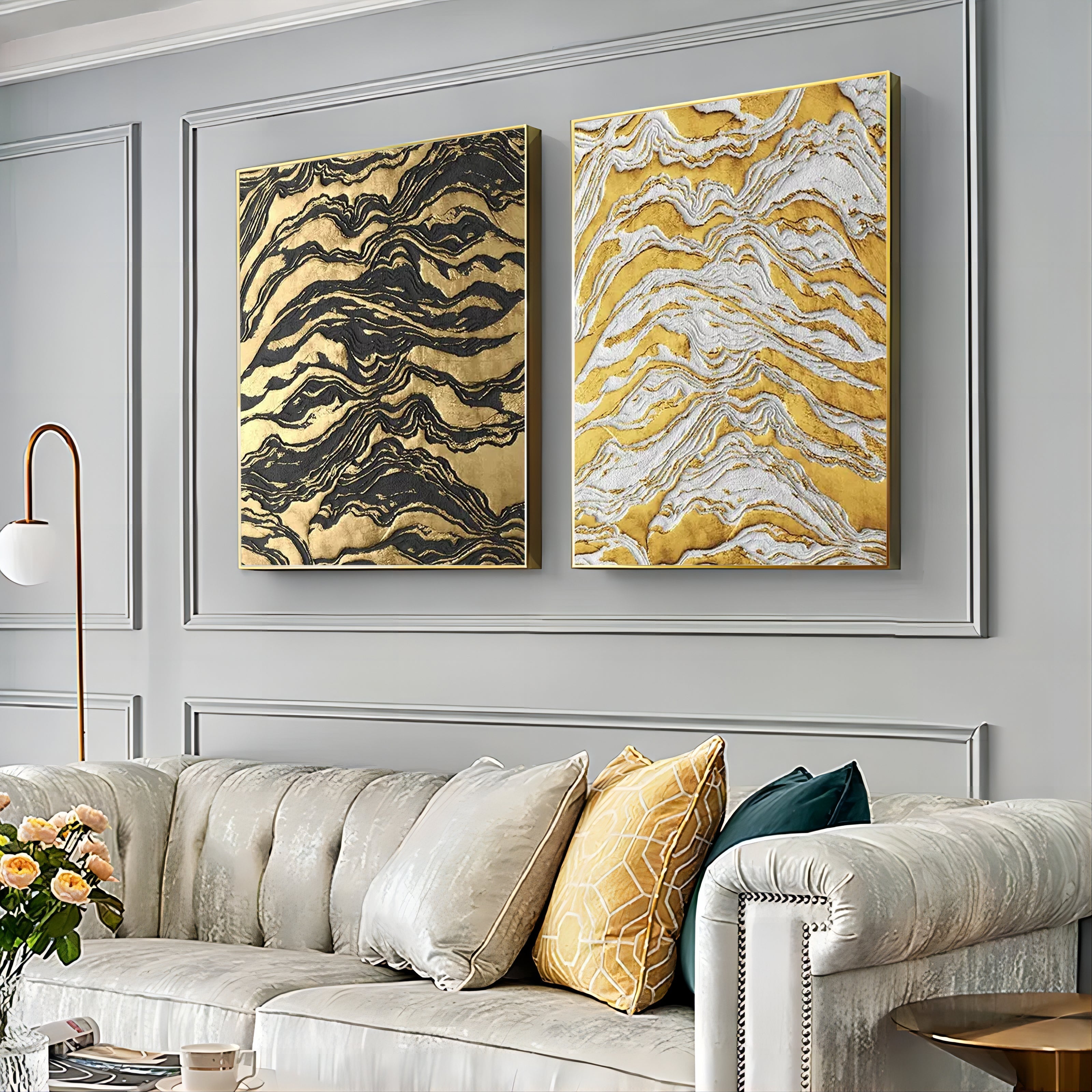Abstract Painting Set Of 2 SP008 - Neutralighting