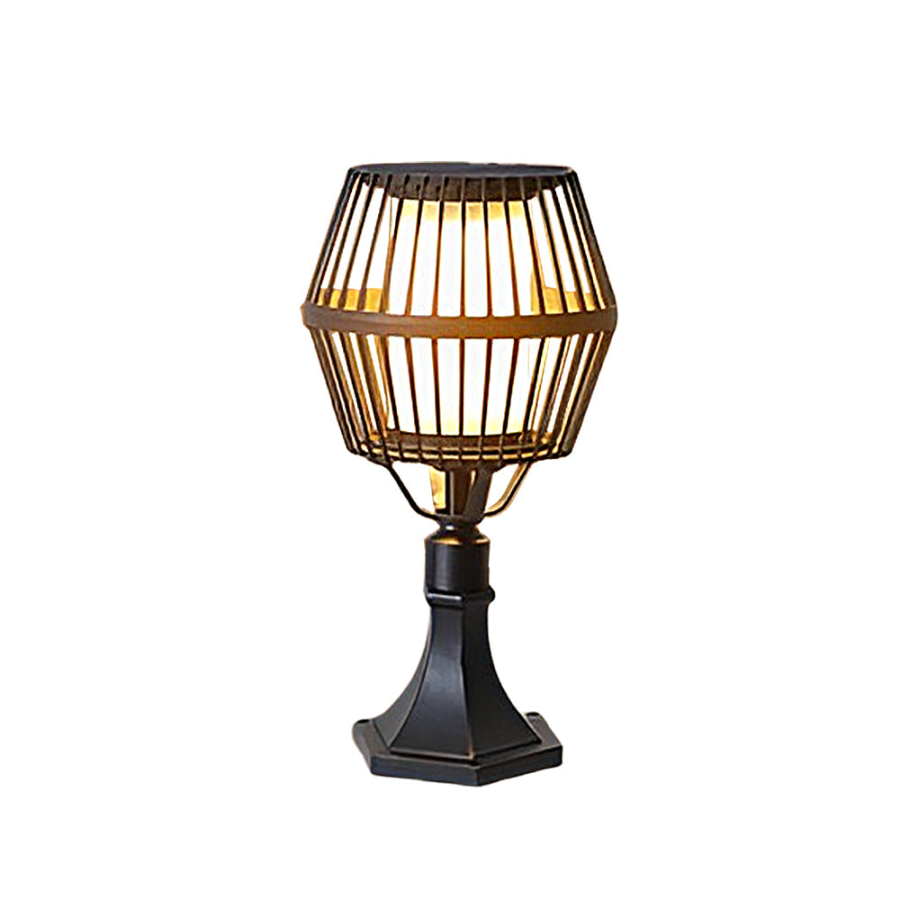 Deirdre Modern Solar Caged Outdoor Lanterns