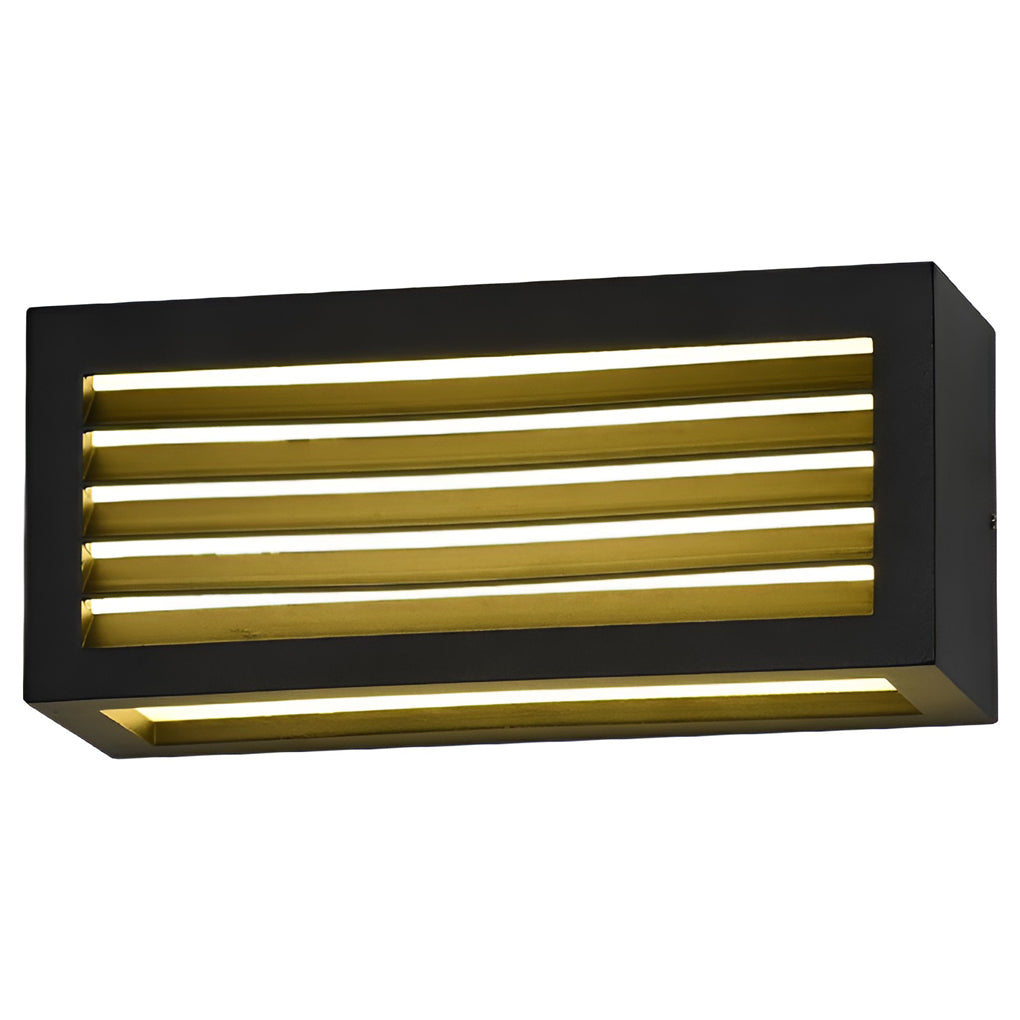 Trina Rectangle Modern Outdoor Wall Sconces