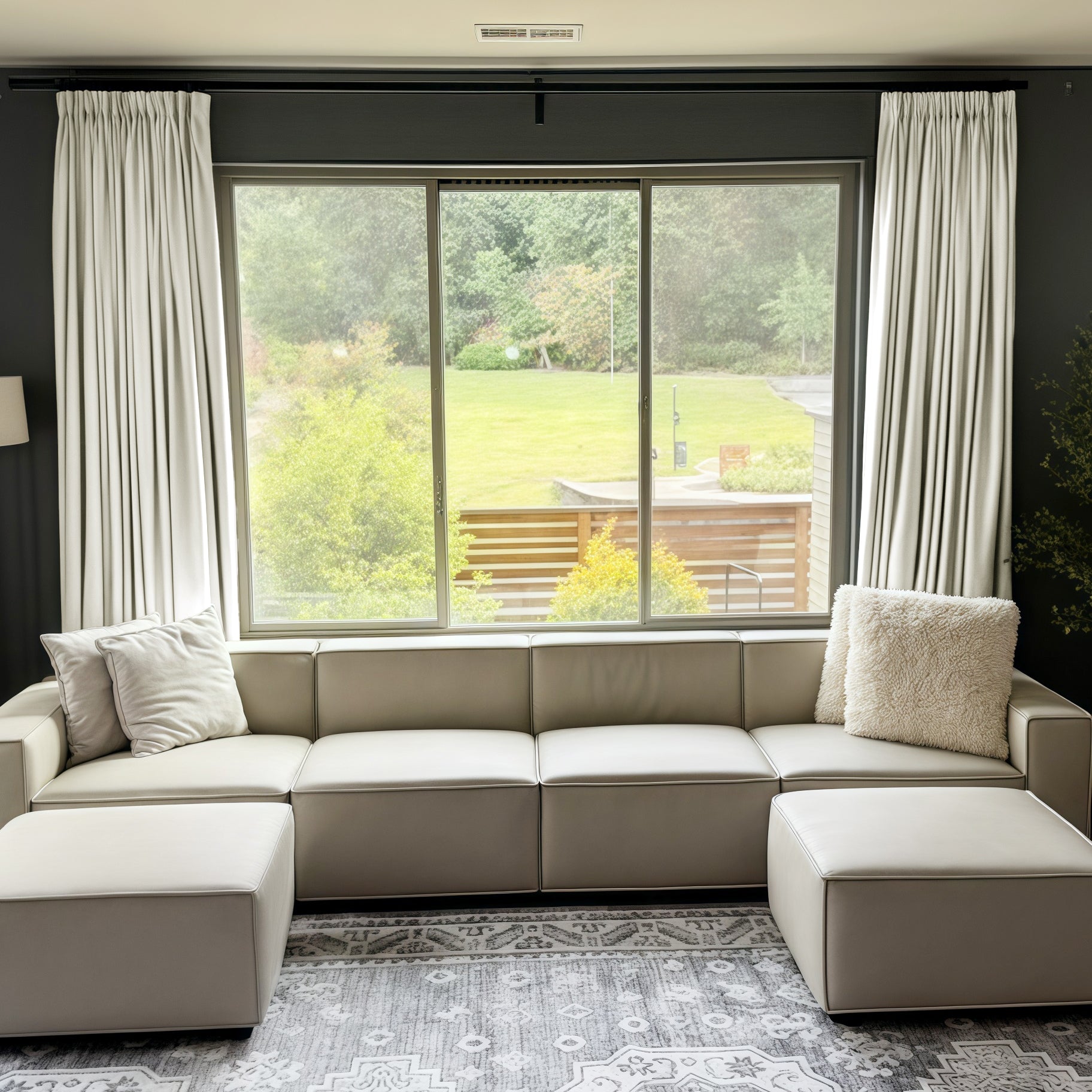 Belgian Flax Linen Blackout Curtains & Drapes-Neutral Decor