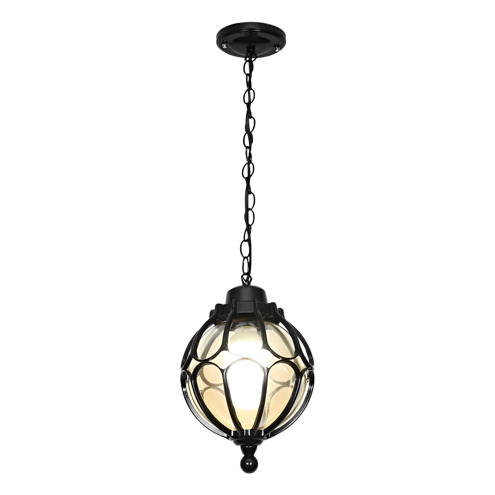Dominic Ball American Glass Outdoor Chandelier Light