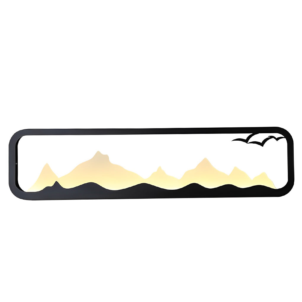 Geneva Rectangular Scenery Outdoor Wall Lamp