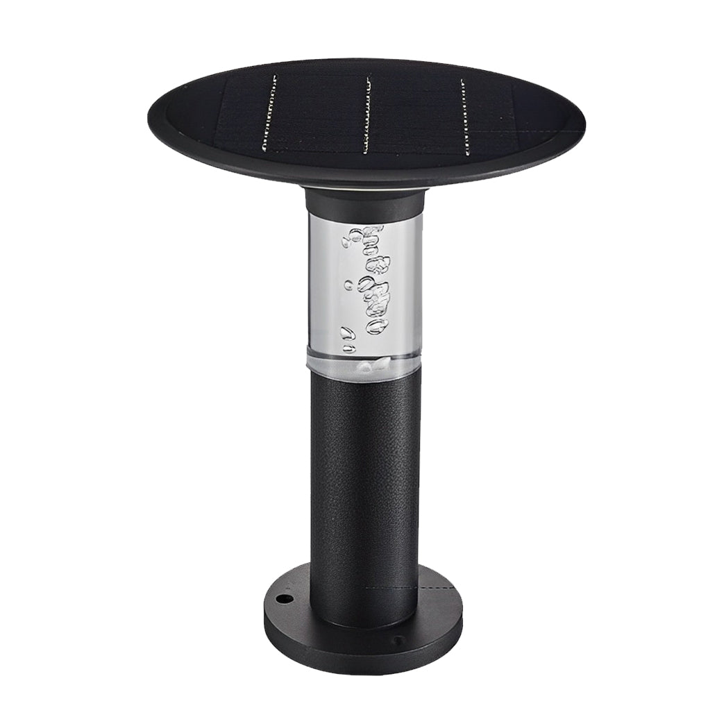 Nancy Solar Round Top Disk Down Path Lighting