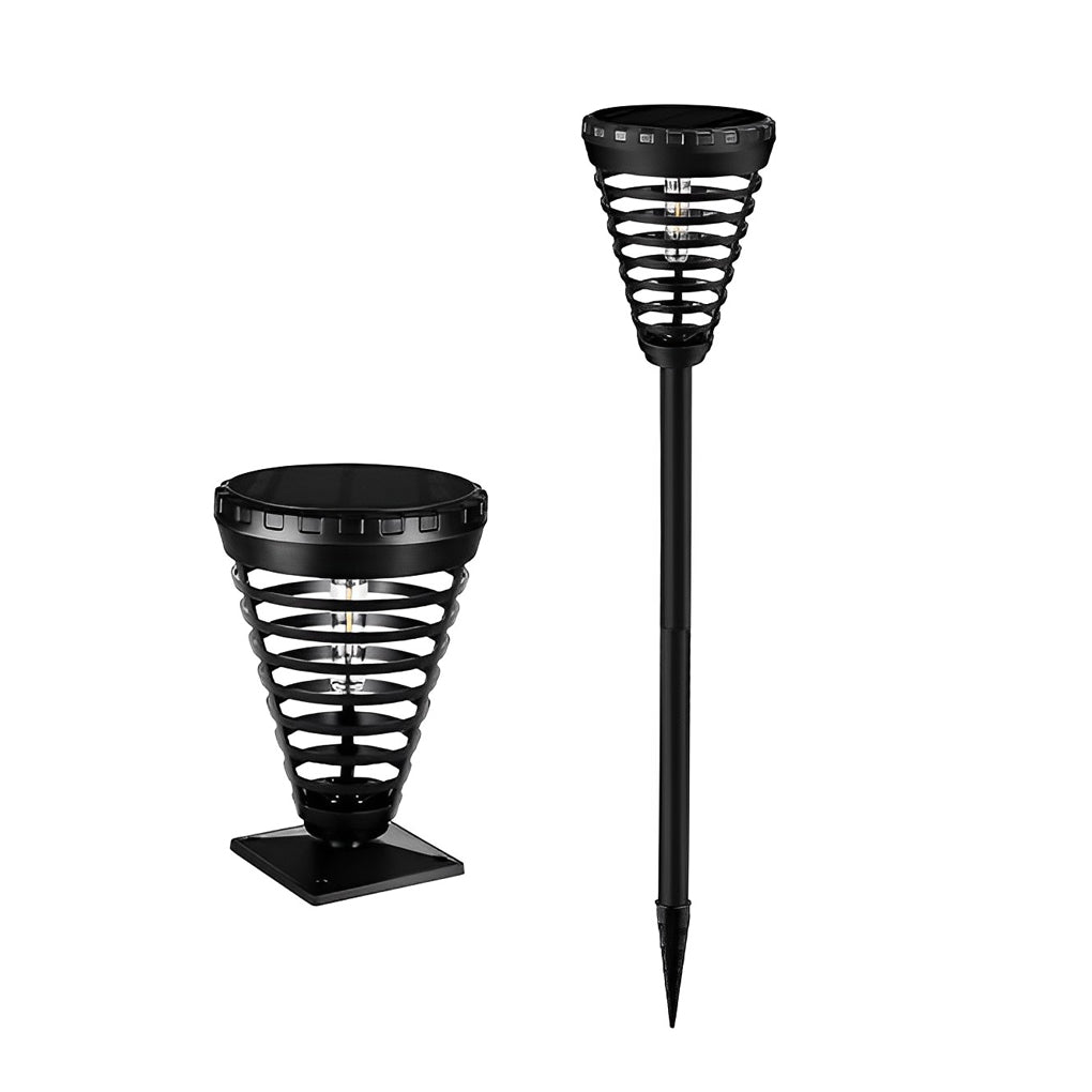 Etel Multi-Ring Cone Solar LED ABS Outdoor Pathway Lights