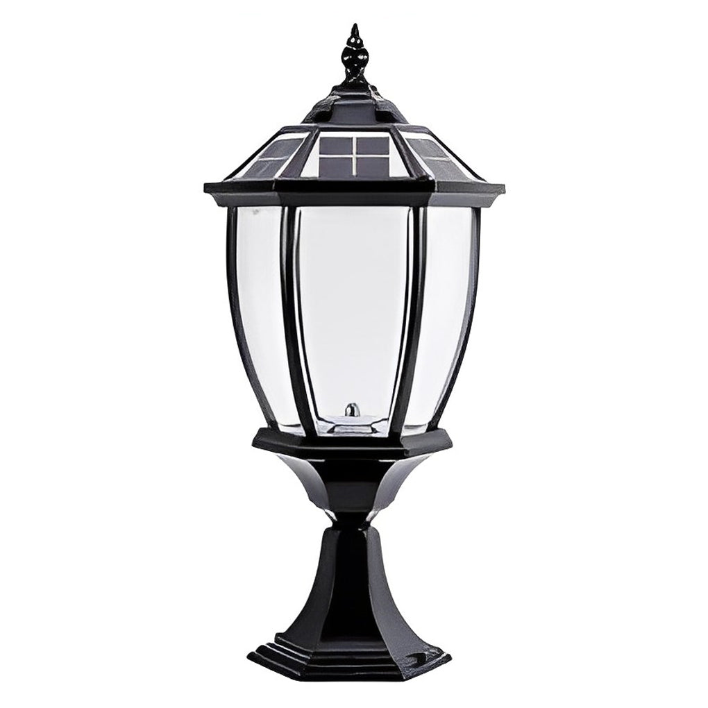 Tyler Led Vintage Solar Fence Outdoor Post Lights