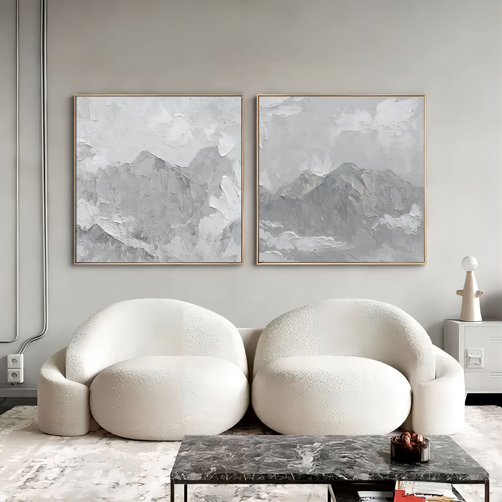 Abstract Painting Set Of 2 SP078 - Neutralighting