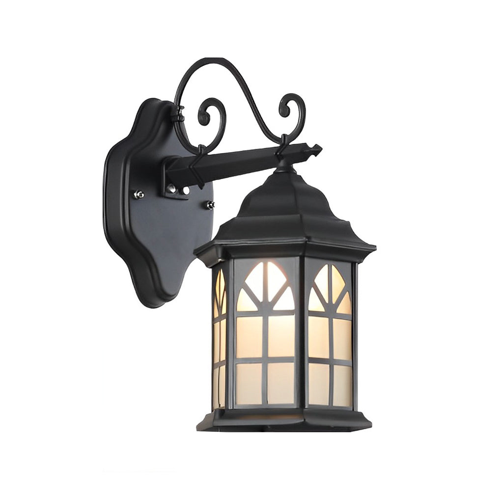 Blesed Retro LED Solar Outdoor Wall Lamp