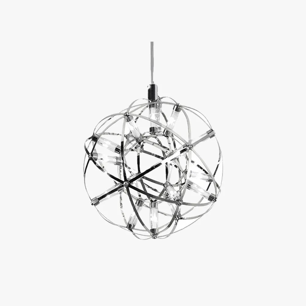 Arisha Firework Art Deco Orbit Shade Pendant Light - Neutral Decor