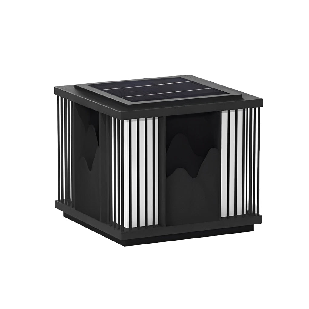 Gaiety LED Scenery Modern Steel Outdoor Post Caps Lights