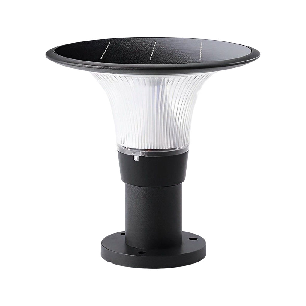 Juli Round LED Modern Outdoor Fence Post Pillar Lamp