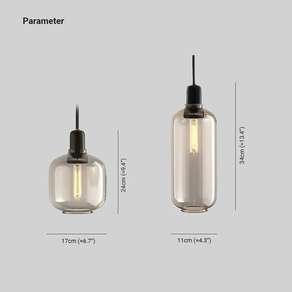 Valentina Designer Cylinder Pendant Light, Marble & Glass - Neutral Decor