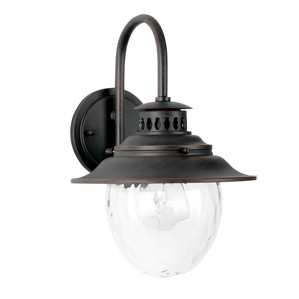 Quenby Creative LED Modern Glass Outdoor Wall Lamp