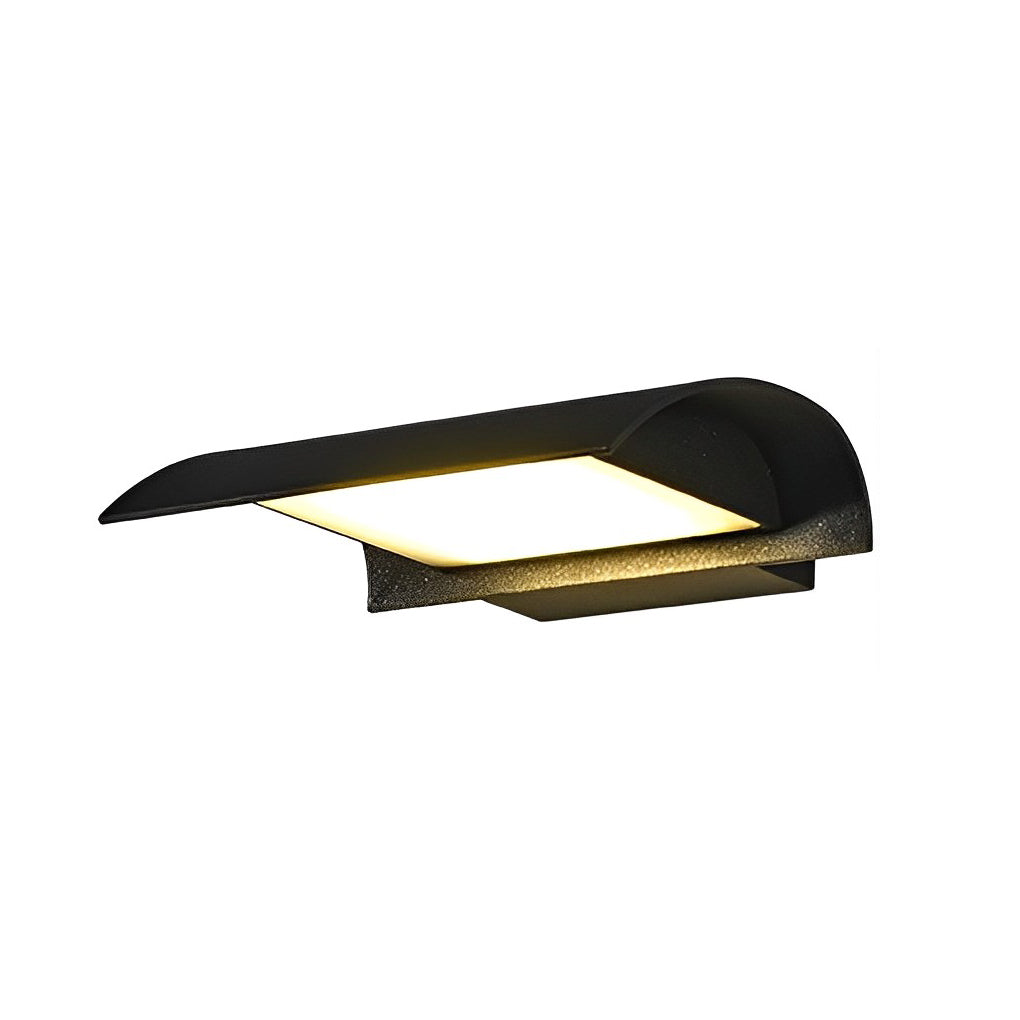 Lumius Curved LED Modern Minimalist Outdoor Wall Lamp