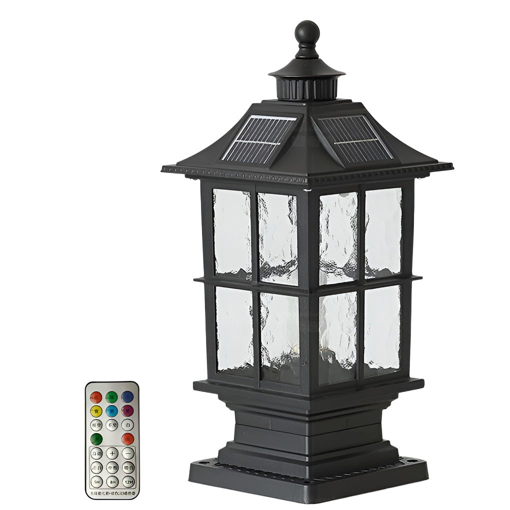 Blyth LED Modern Solar Outdoor Post Caps Light