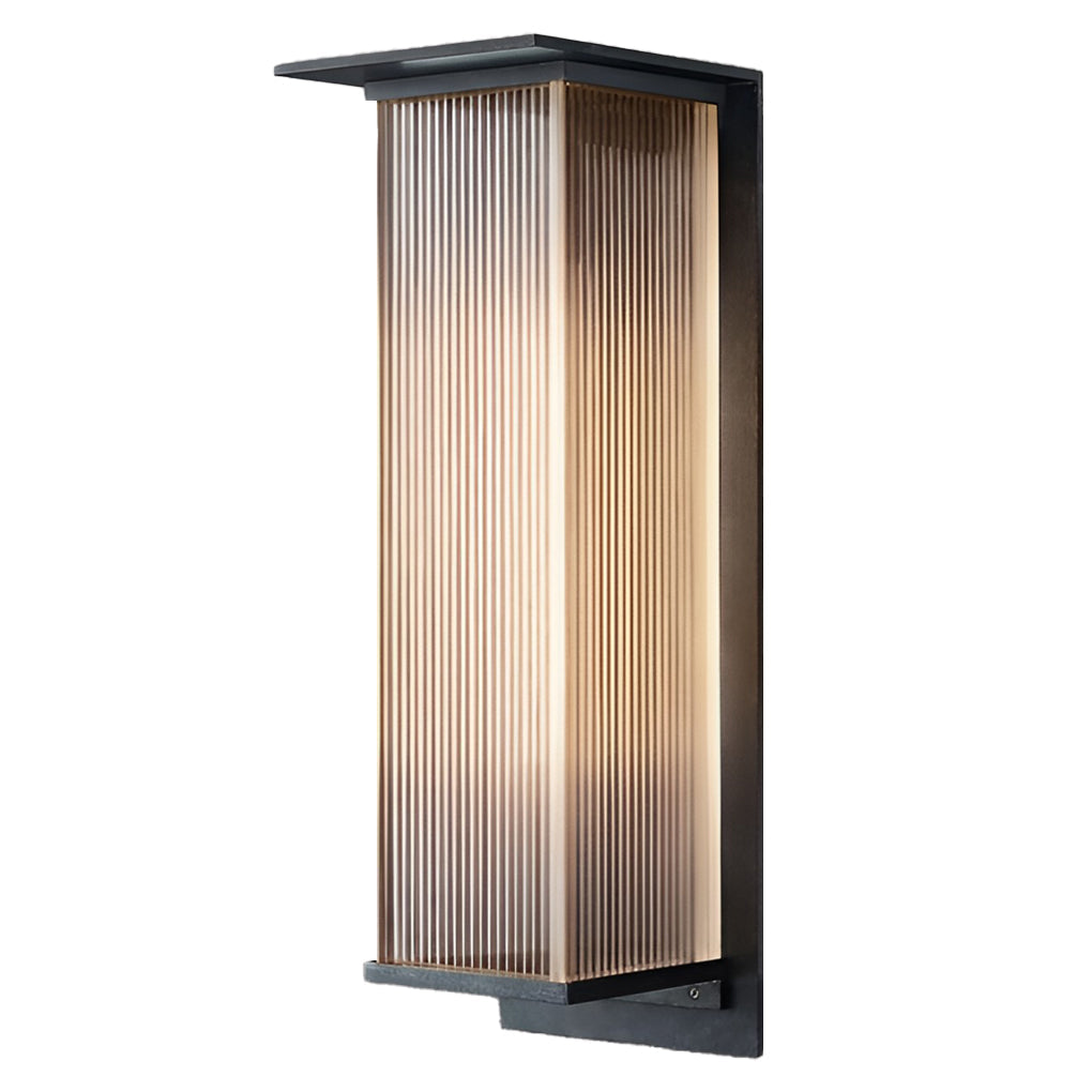 Holl Rectangular Modern Outdoor Wall Sconces Light