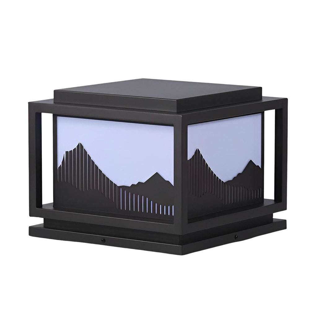 Archer Scenery Traditional Outdoor Post Caps Lights