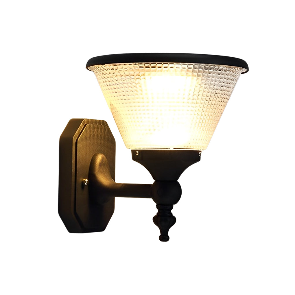 Merlin LED Classic Unique Solar Outdoor Wall Light
