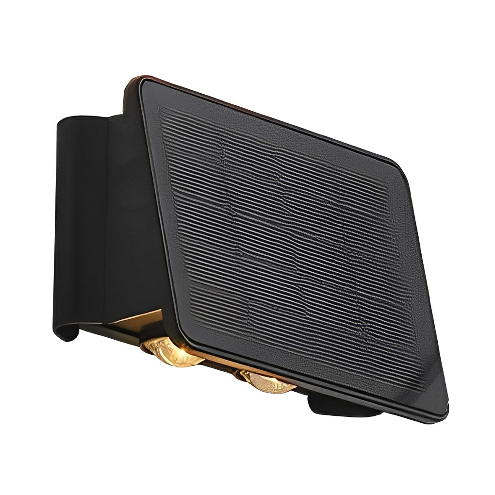 Genevieve Modern Minimalist Solar Outdoor Wall Lamp