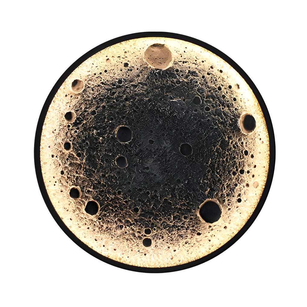 Rebellious Round Moon Modern Outdoor Wall Lights