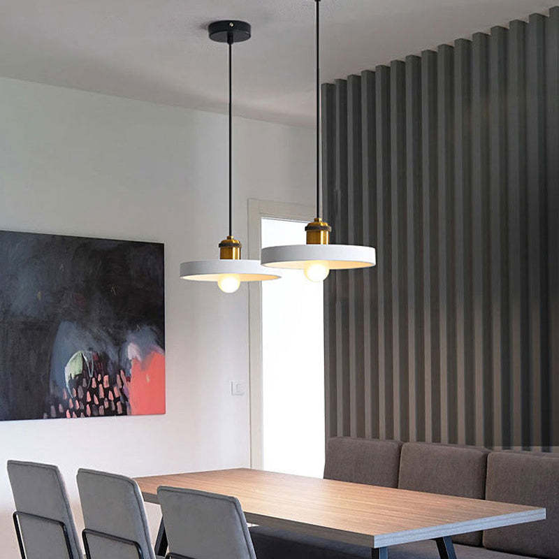 Aria Art Deco Minimalist Monochrome Pendant Light - Neutral Decor