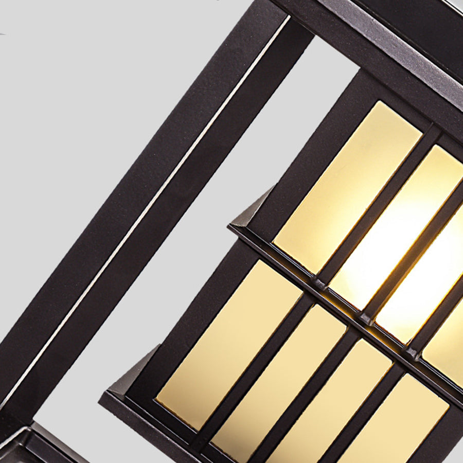 Lyndon Square Modern Style Outdoor Pillar Lights