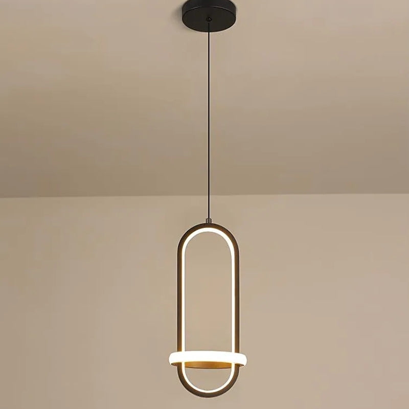Arisha Modern Minimalist LED Ring Pendant Light Bedsides - Neutral Decor