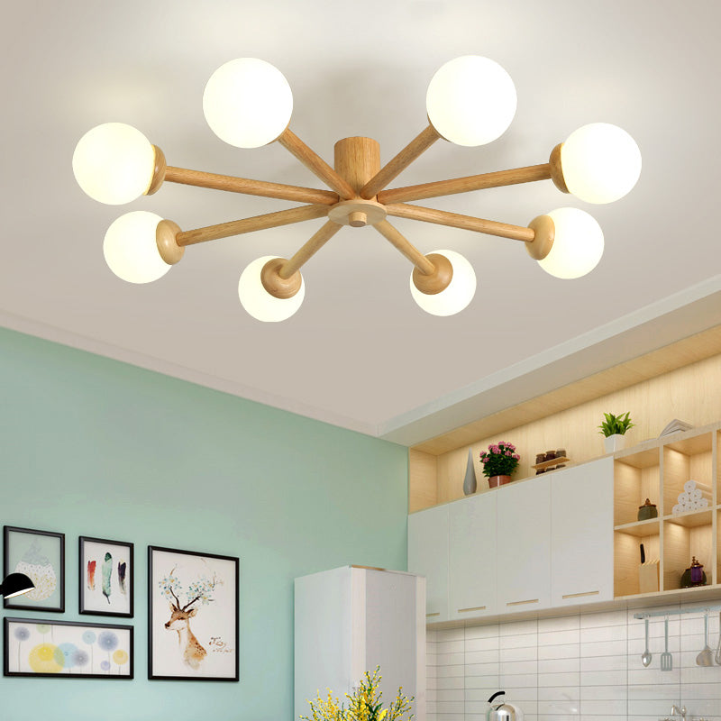 Muto Ceiling Light, Dimmable 6/8 Head - Neutral Decor