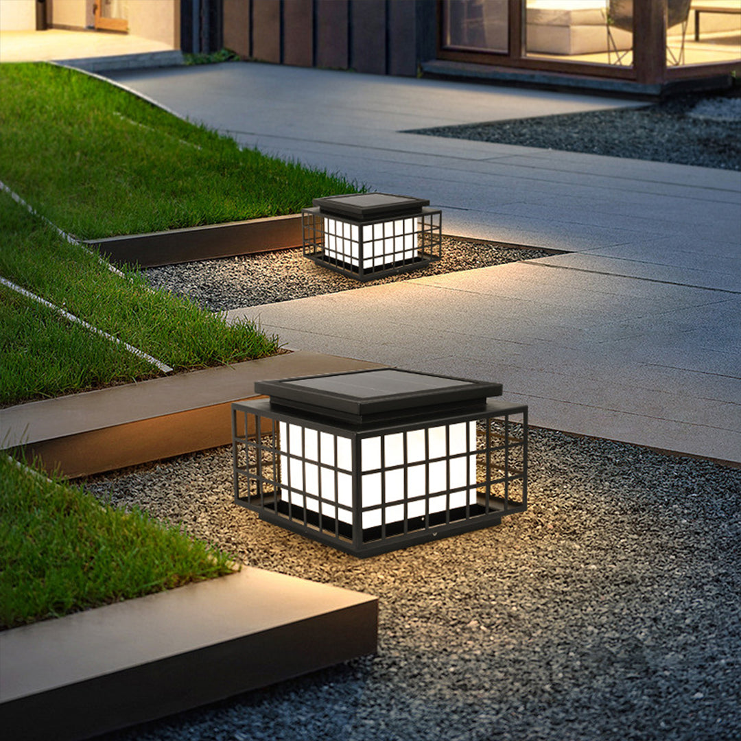 Igor Modern Stainless Steel Outdoor Pillar Lights